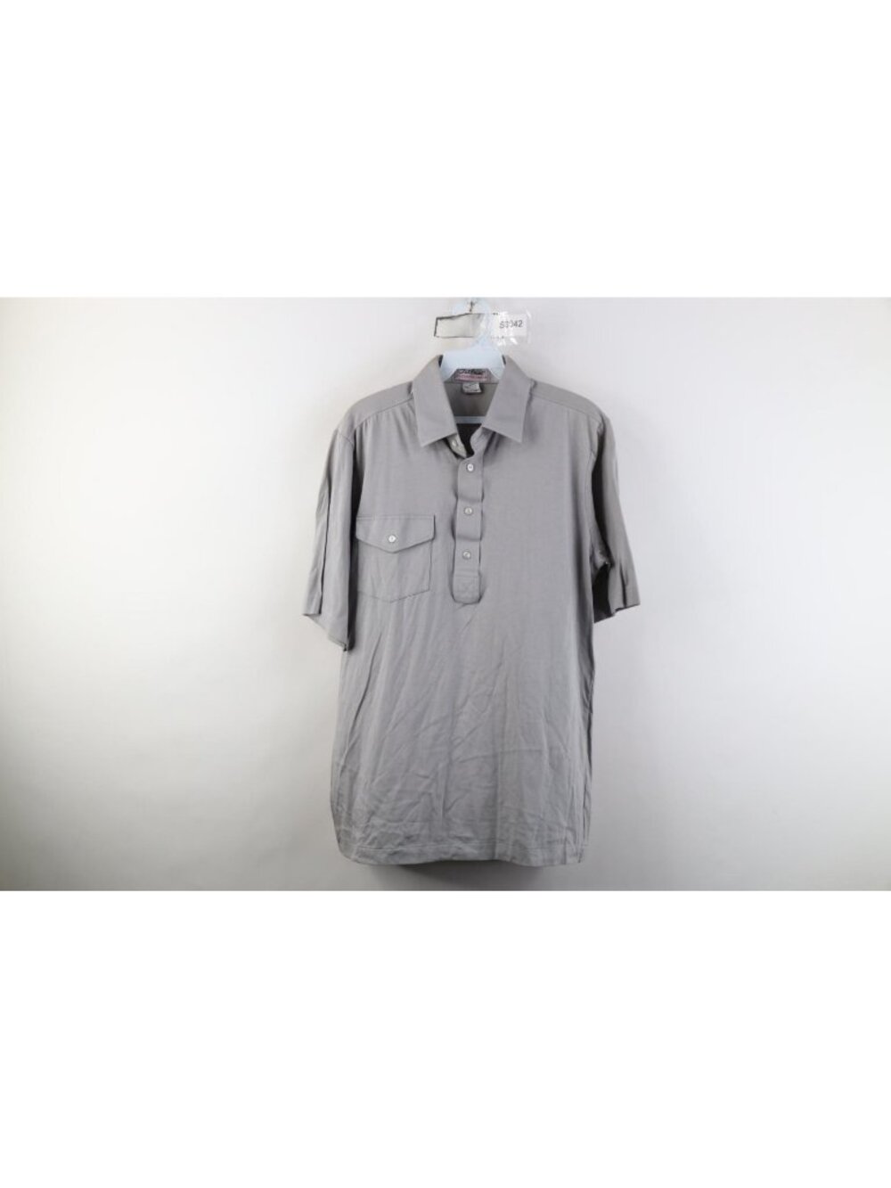 Vintage 80s 90s Titleist Golf Mens Medium Soft Touch Collared Polo Shirt Gray